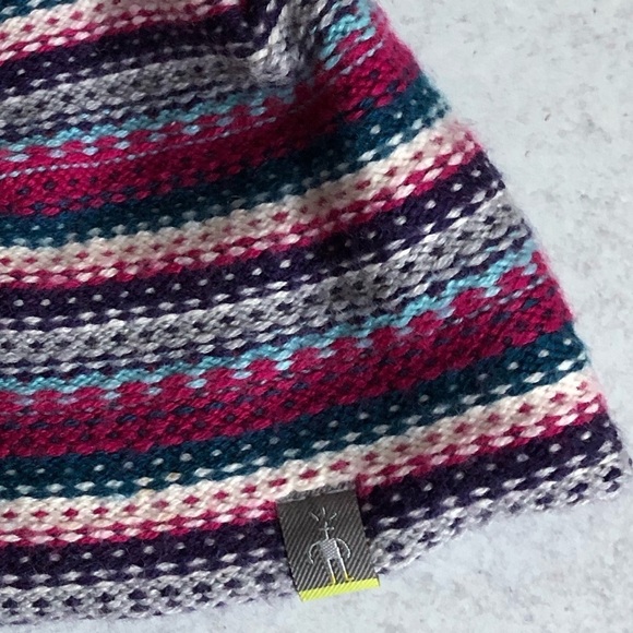 Smartwool Beanie Merino Wool And Acrylic Blend 100% Merino Wool Lining One Size - Picture 3 of 7